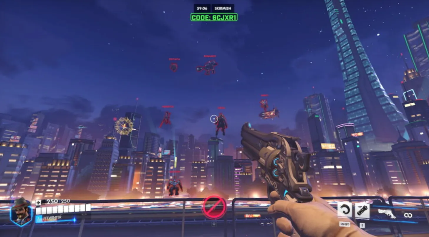 Aerial aim training
